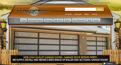 Desktop Screenshot of garagedoorrestore.com.au